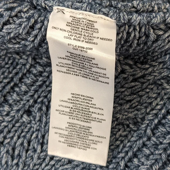 🎊HP🎊❄️$348 Current/Elliott Cable Fringe Sweater - Picture 9 of 9